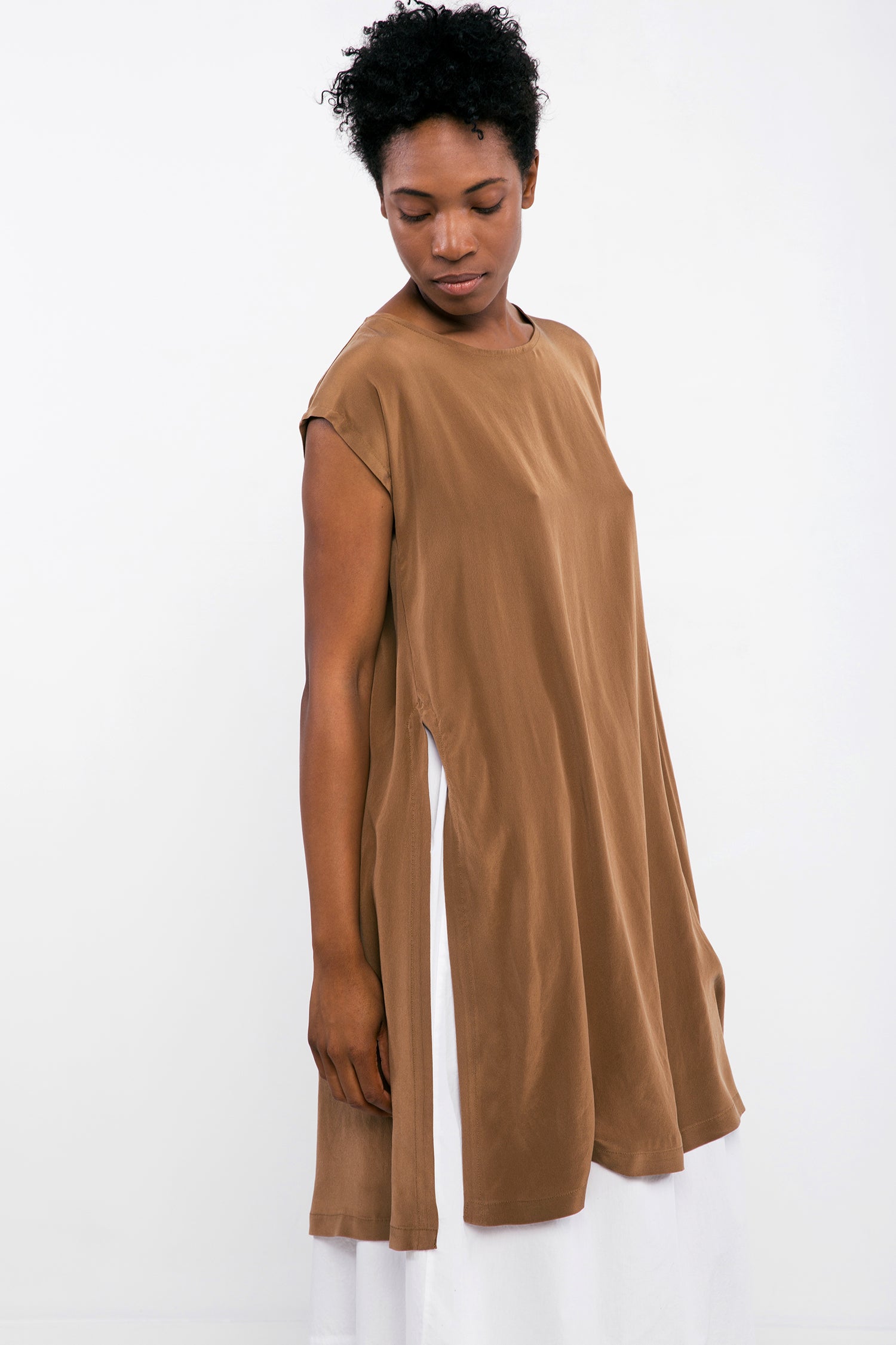 Josephine Tunic in Silk Crepe