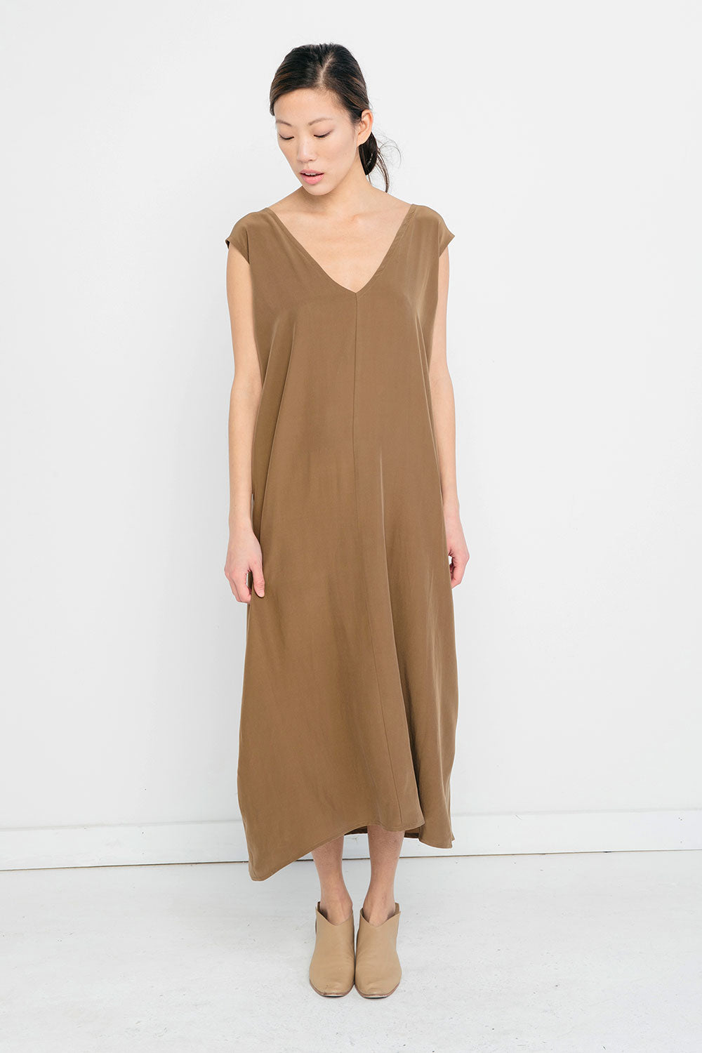 Marlena Midi in Silk Crepe