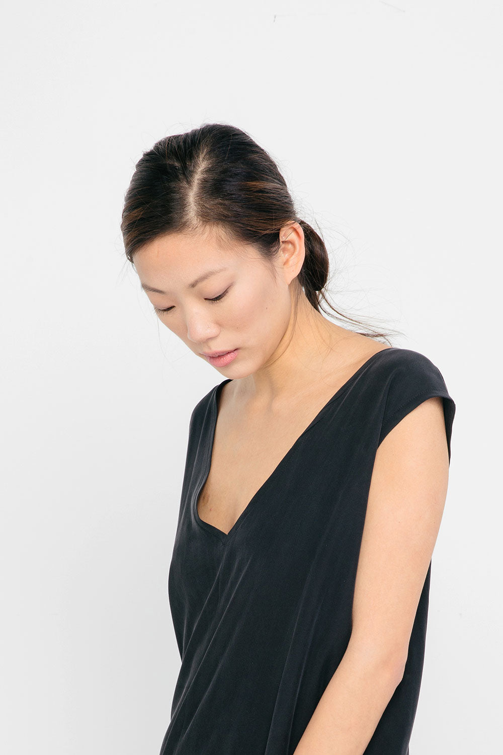 Marlena Tank in Silk Crepe