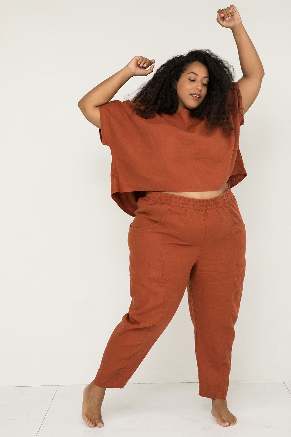 Old Midweight Linen | Terra