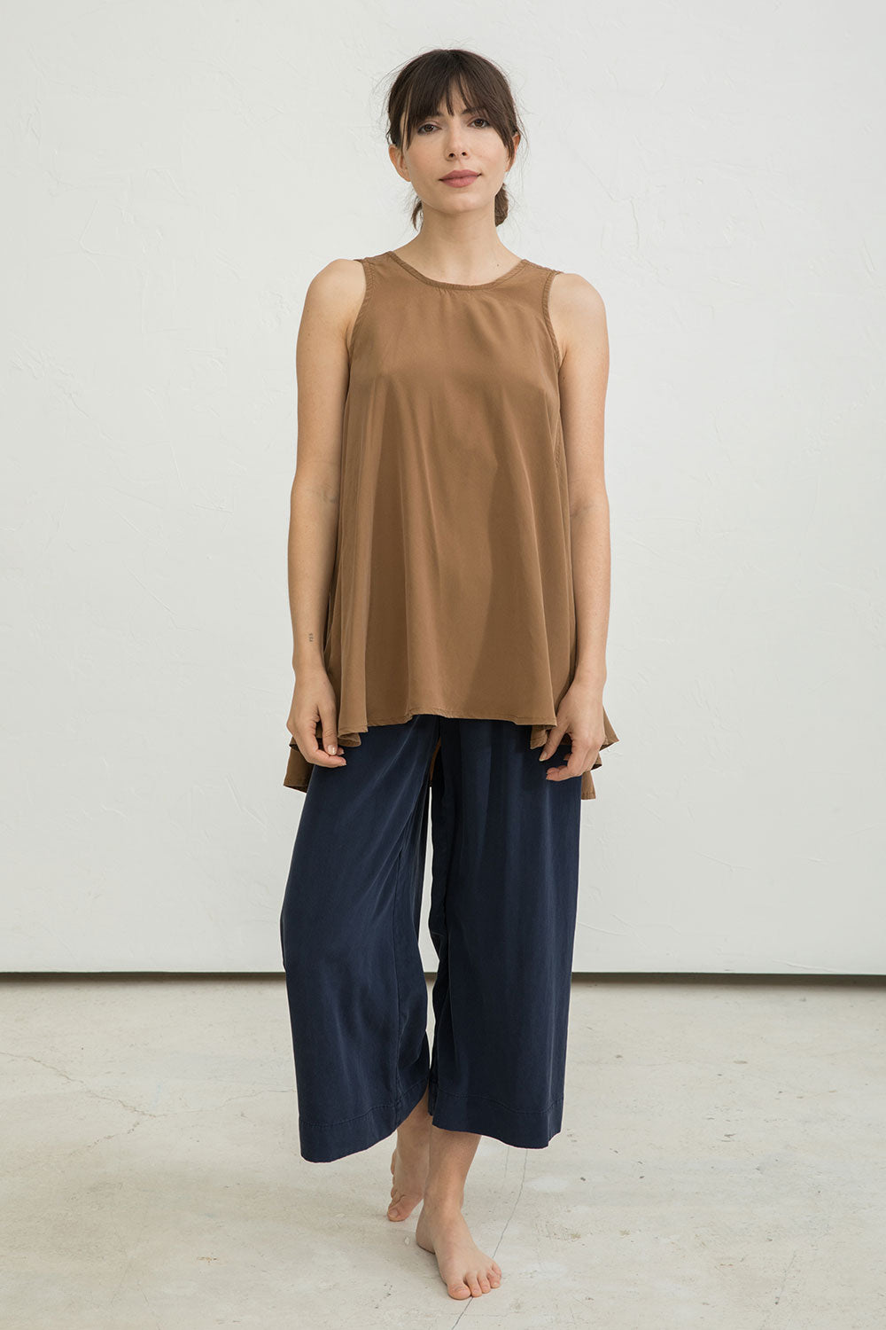 Harlow Tunic in Silk Crepe