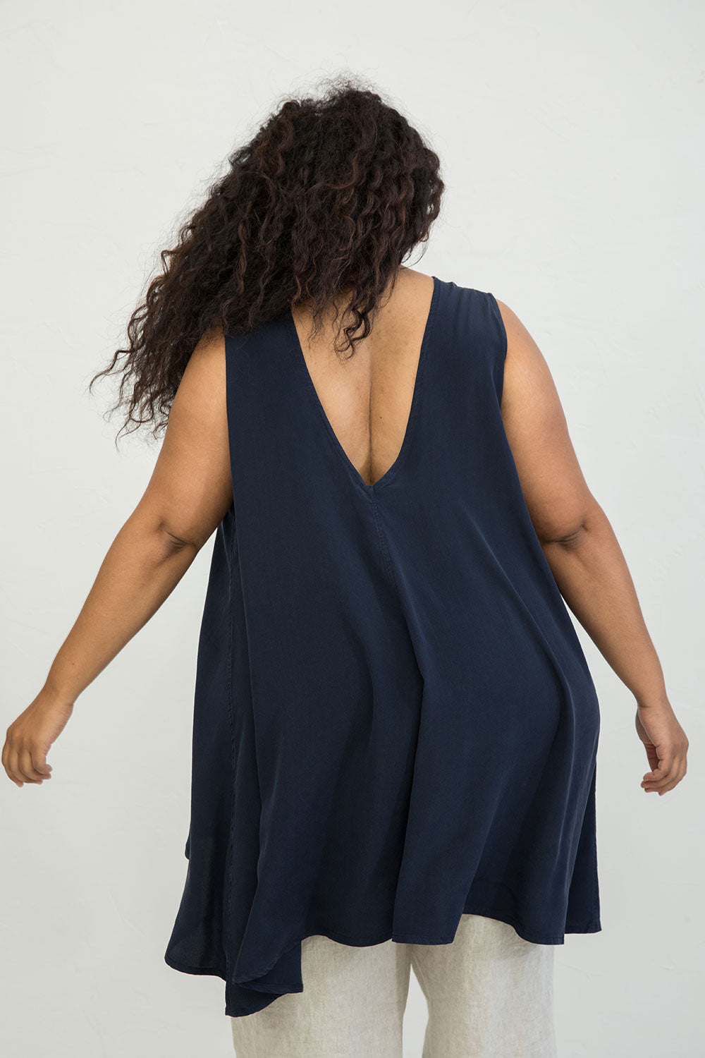 Harlow Tunic in Silk Crepe