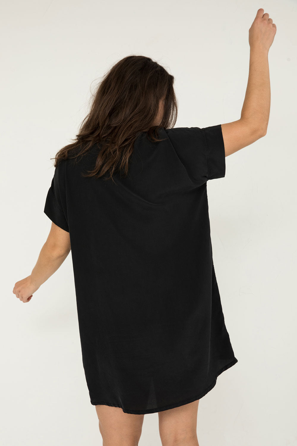 Georgia Dress in Silk Crepe