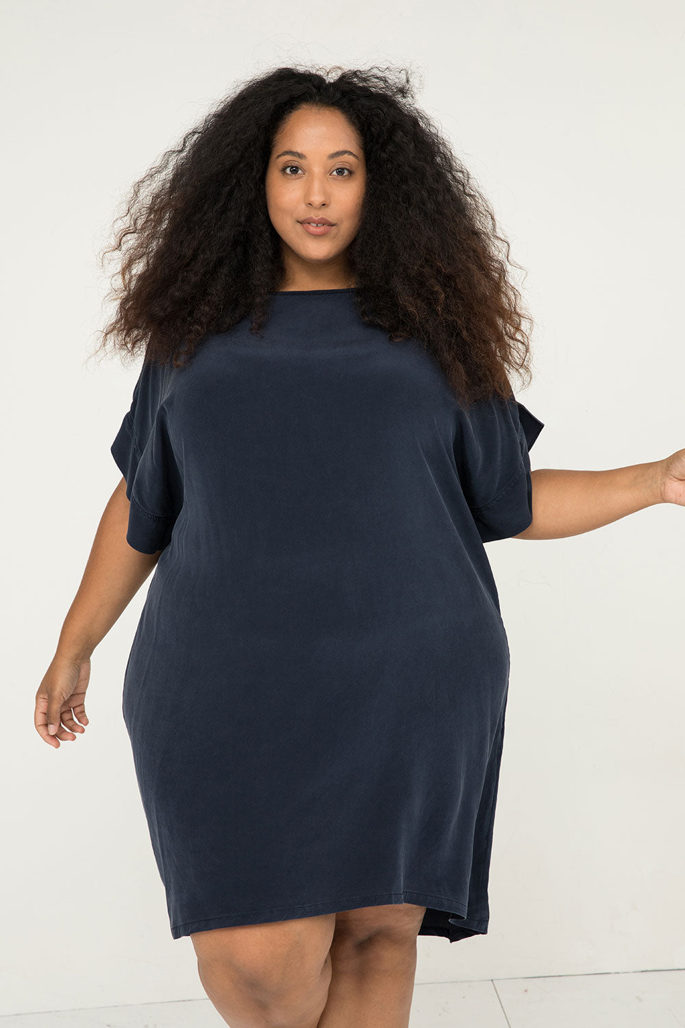 Georgia Dress in Silk Crepe