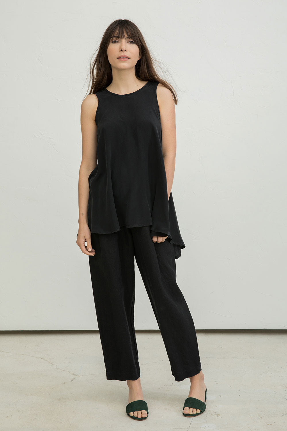 Harlow Tunic in Silk Crepe