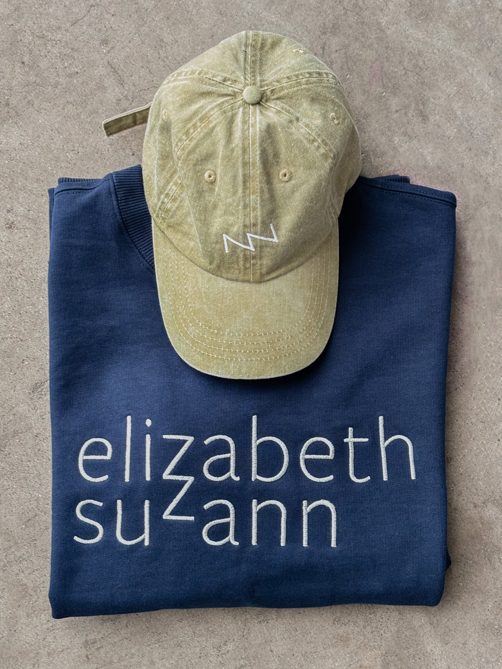 "ZZ" Hat in Washed Cotton | Khaki