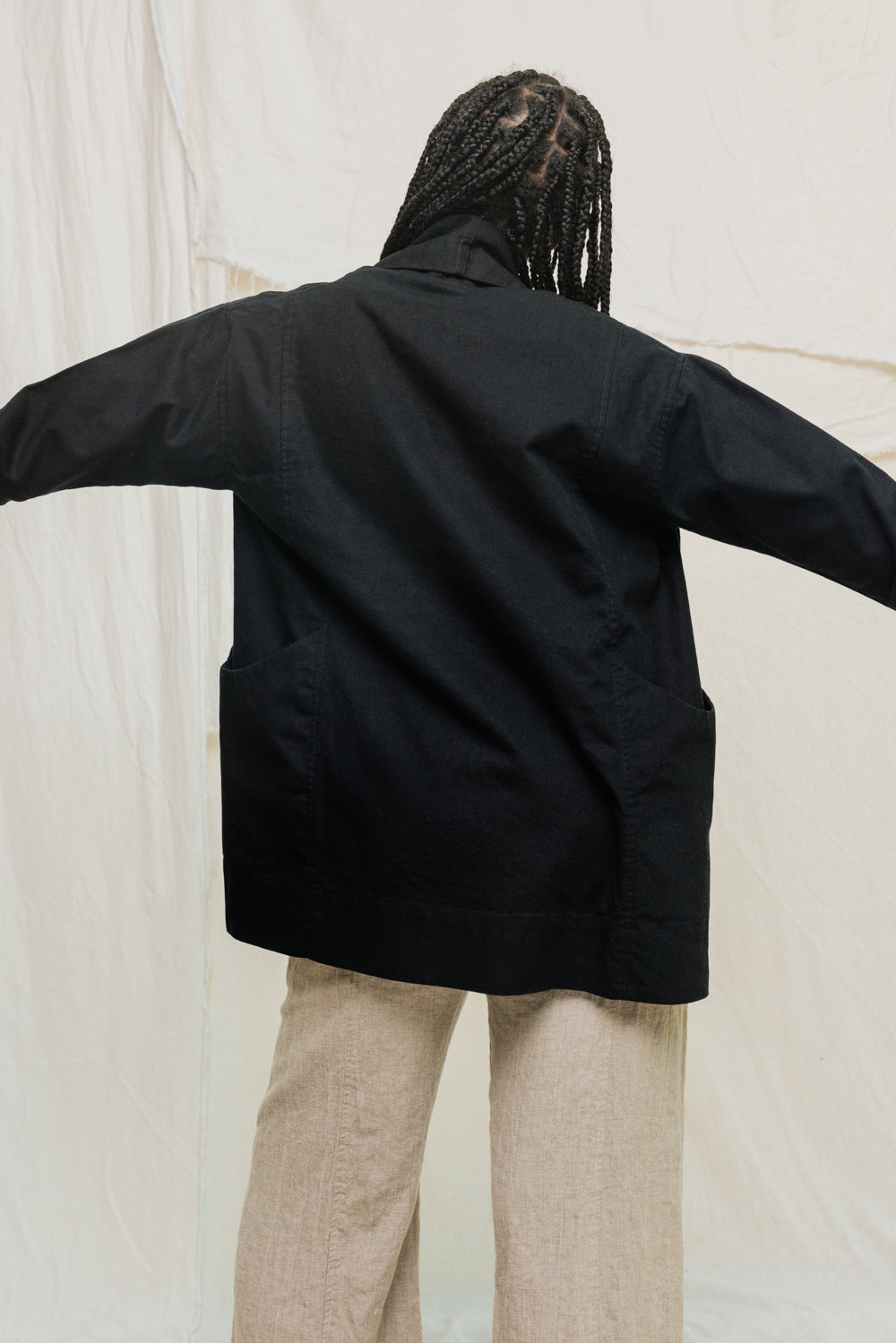 Organic Cotton Canvas, 10oz | Black
