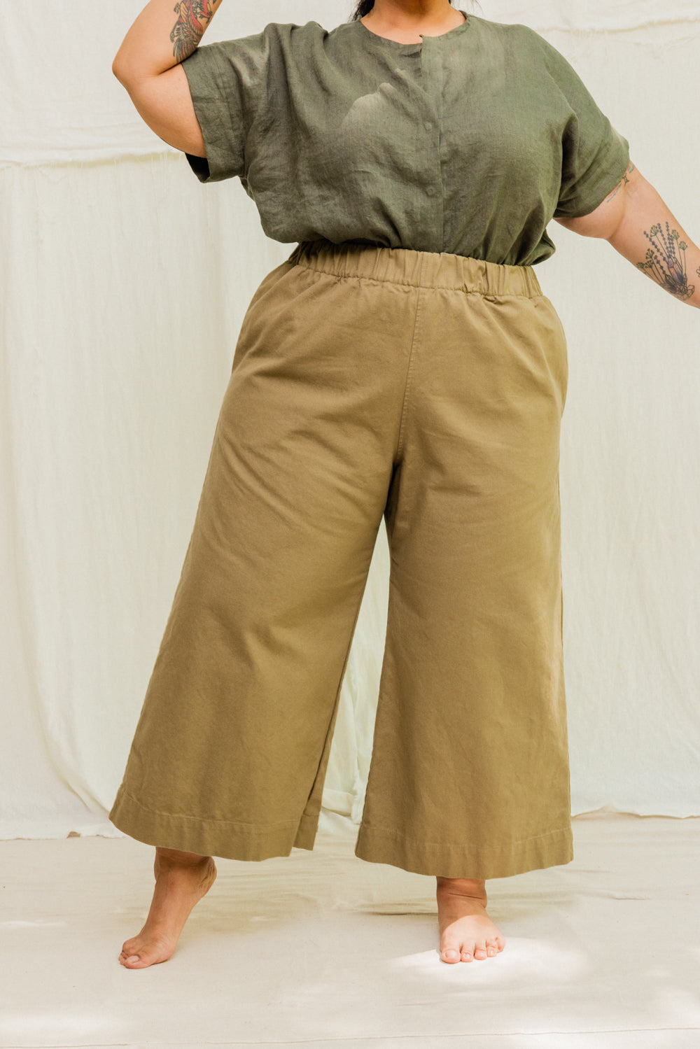 Organic Cotton Canvas, 10oz | Olivine