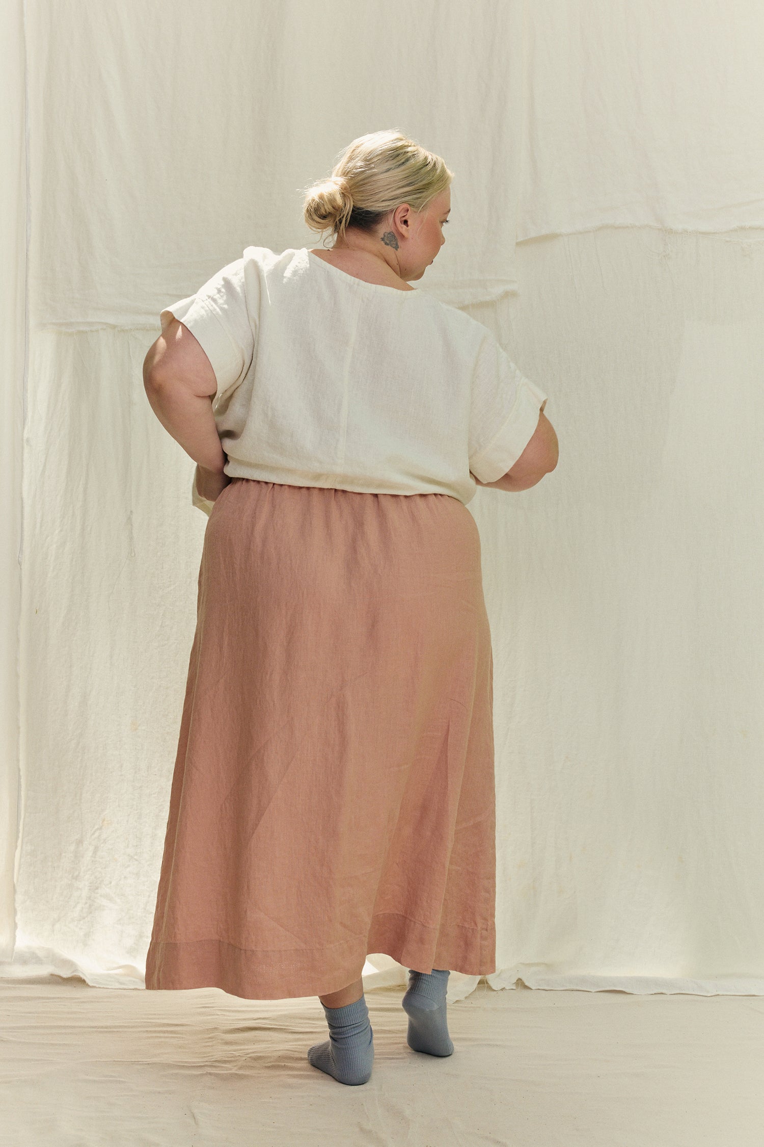 Bel Skirt in Lightweight Linen