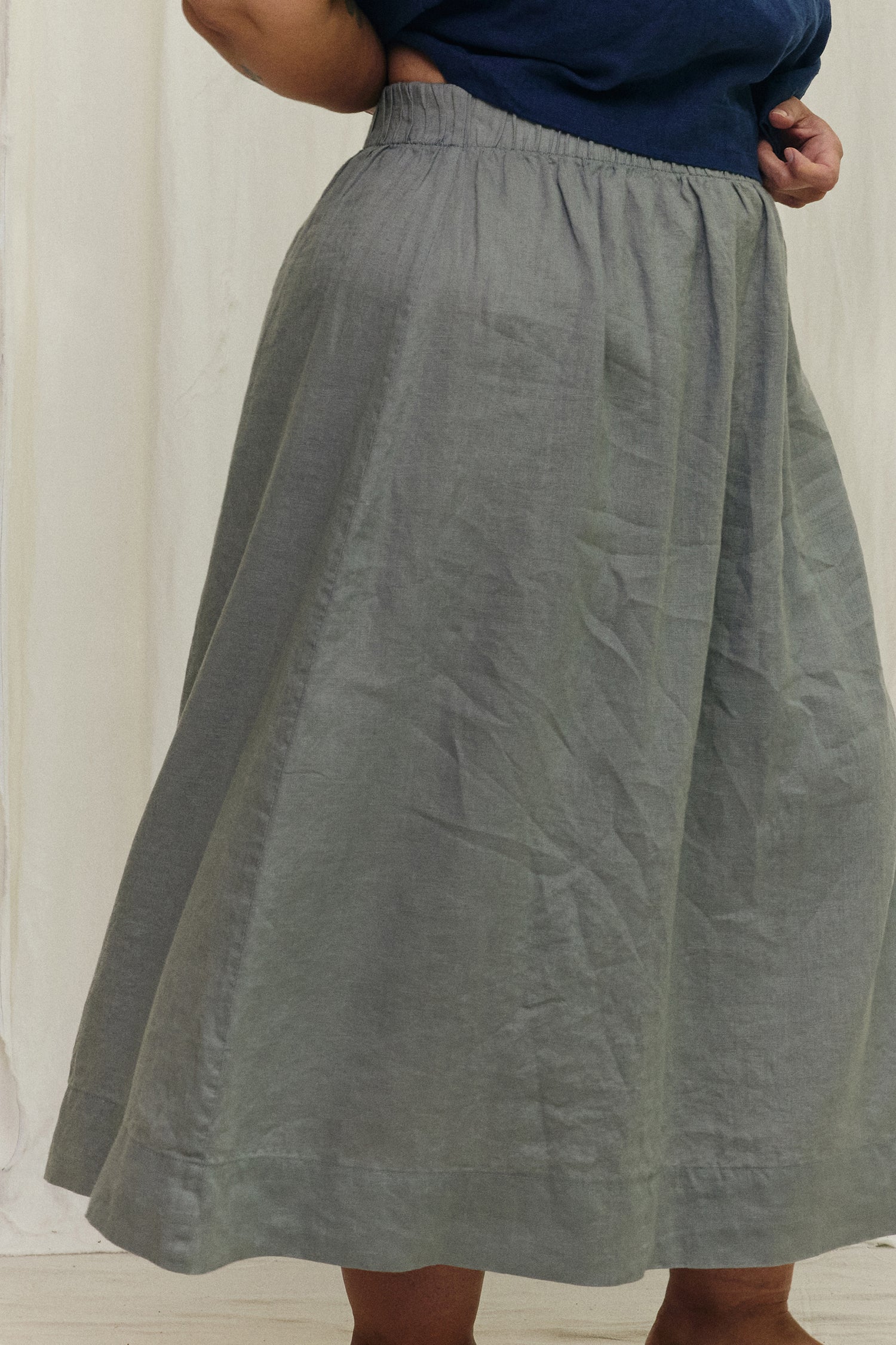 Bel Skirt in Lightweight Linen