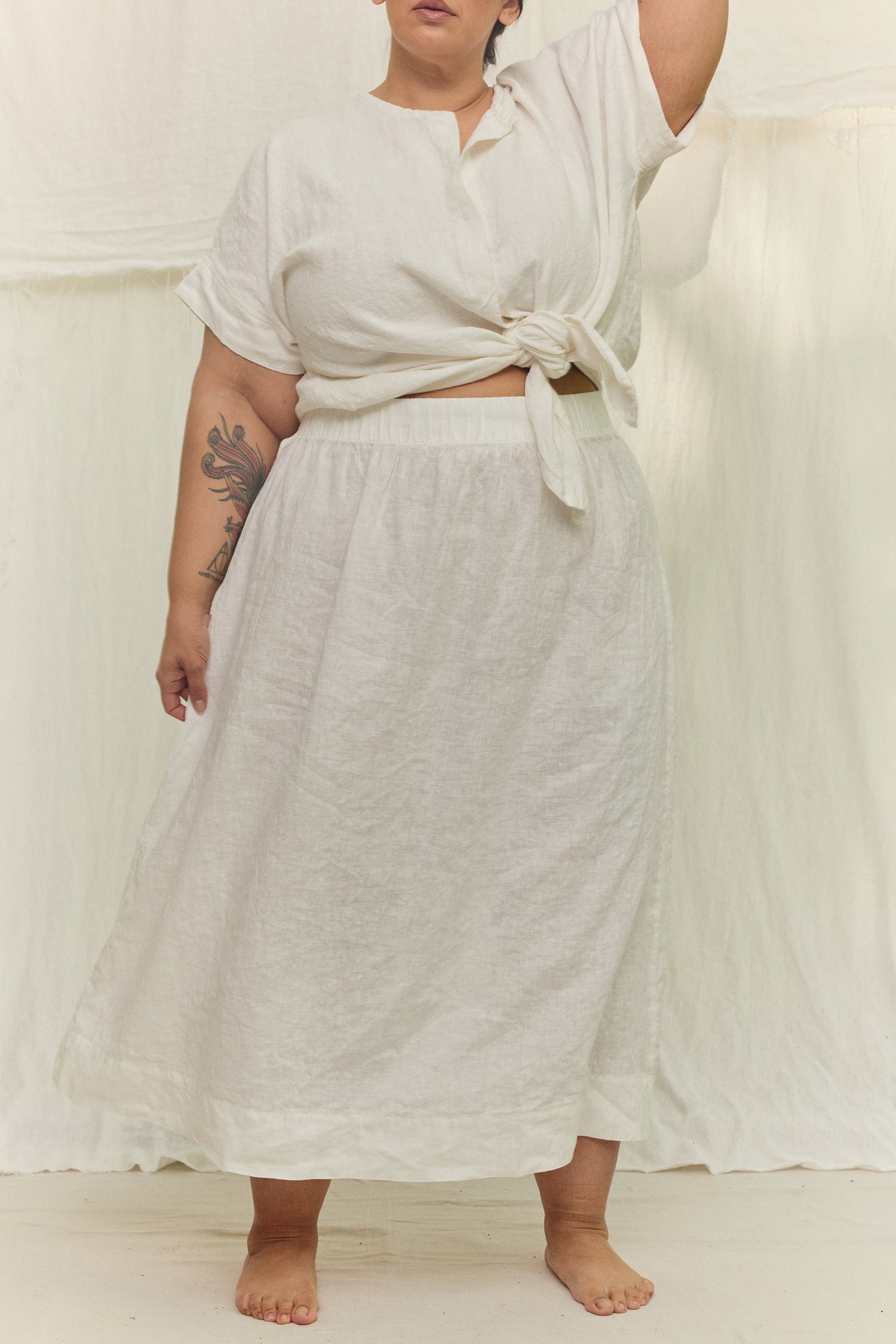 Bel Skirt in Lightweight Linen