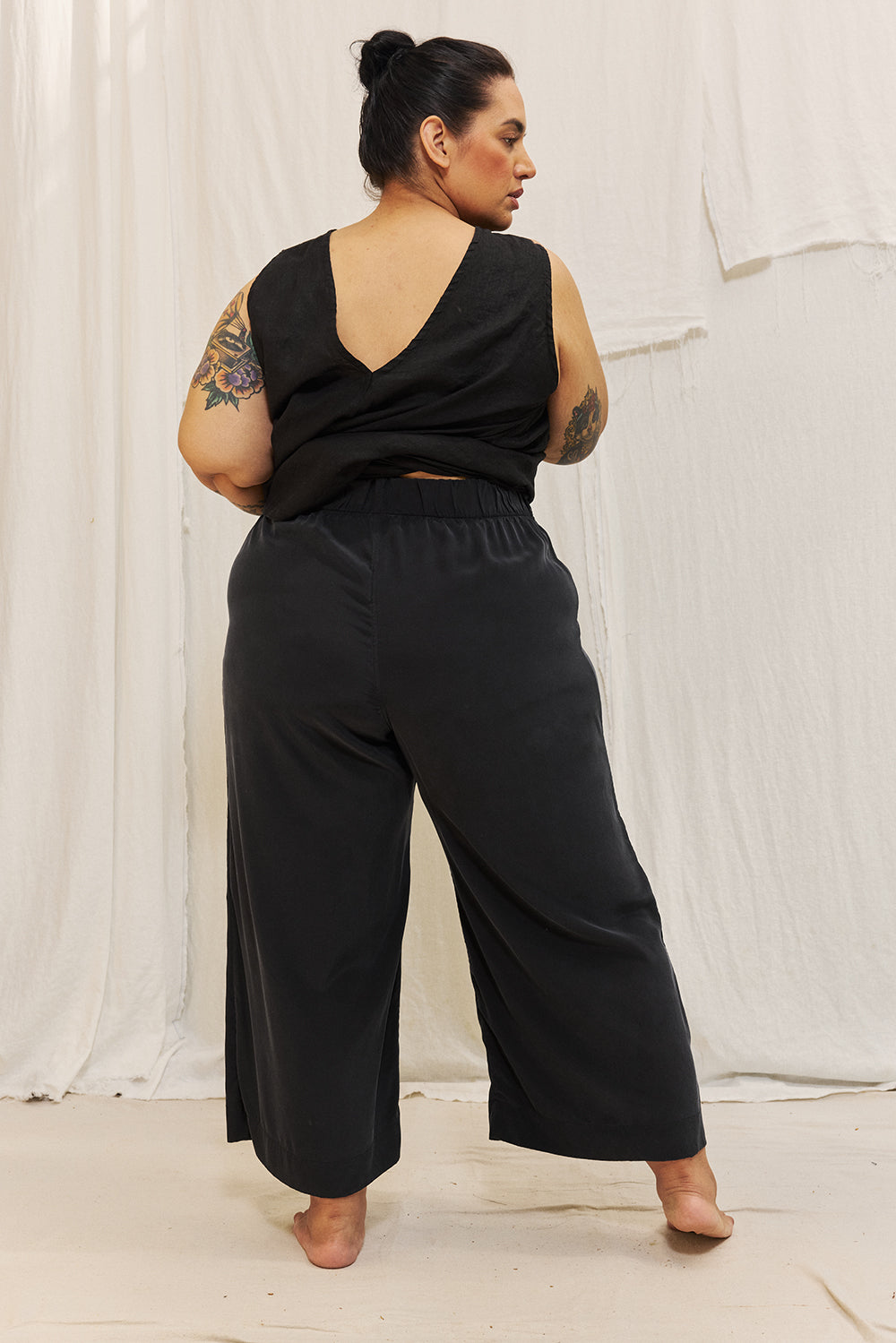 Florence Pant in Silk Crepe