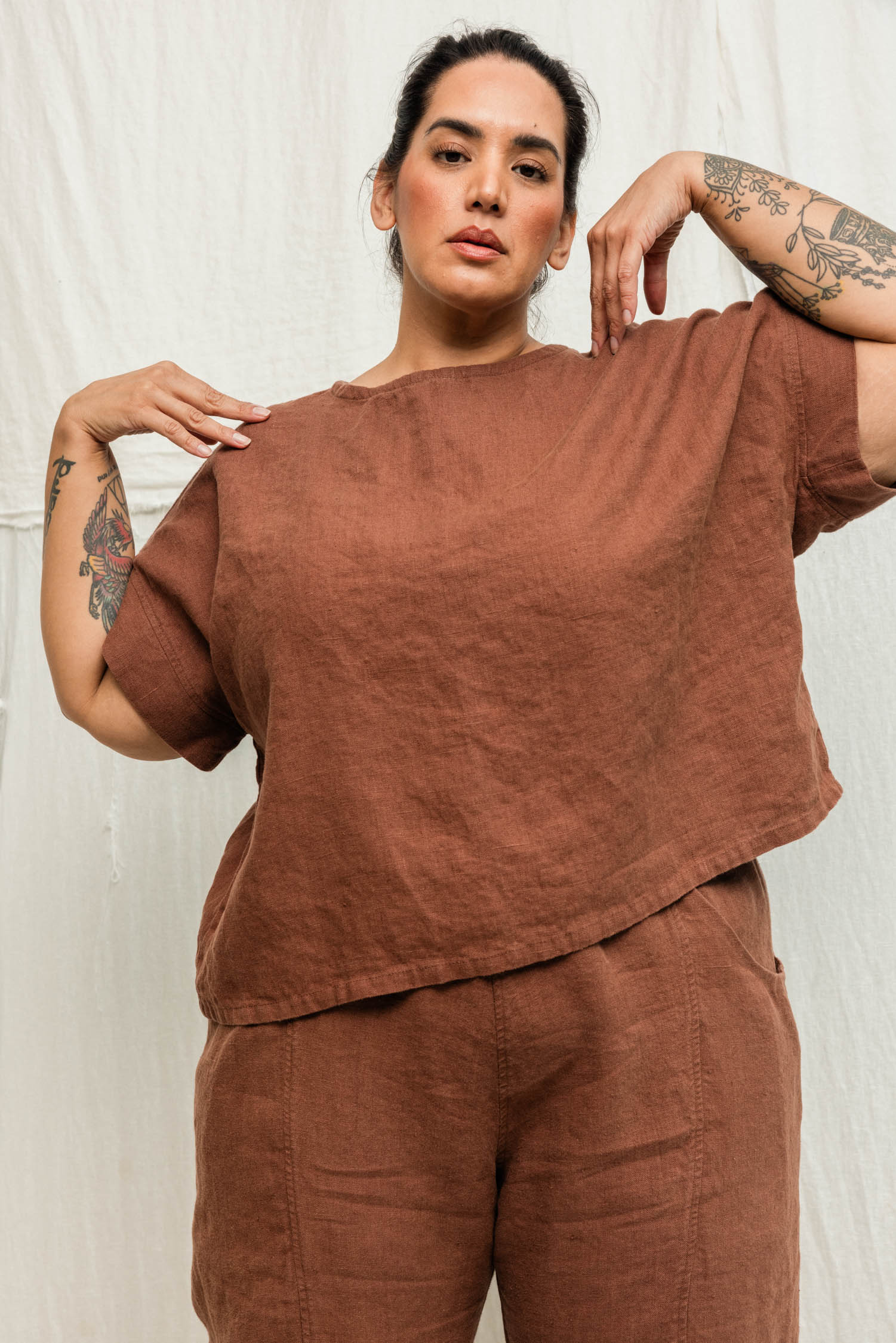 Midweight Linen | Cedar