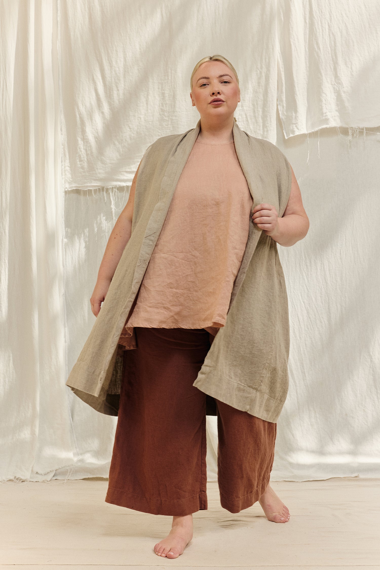 Harlow Tunic in Lightweight Linen