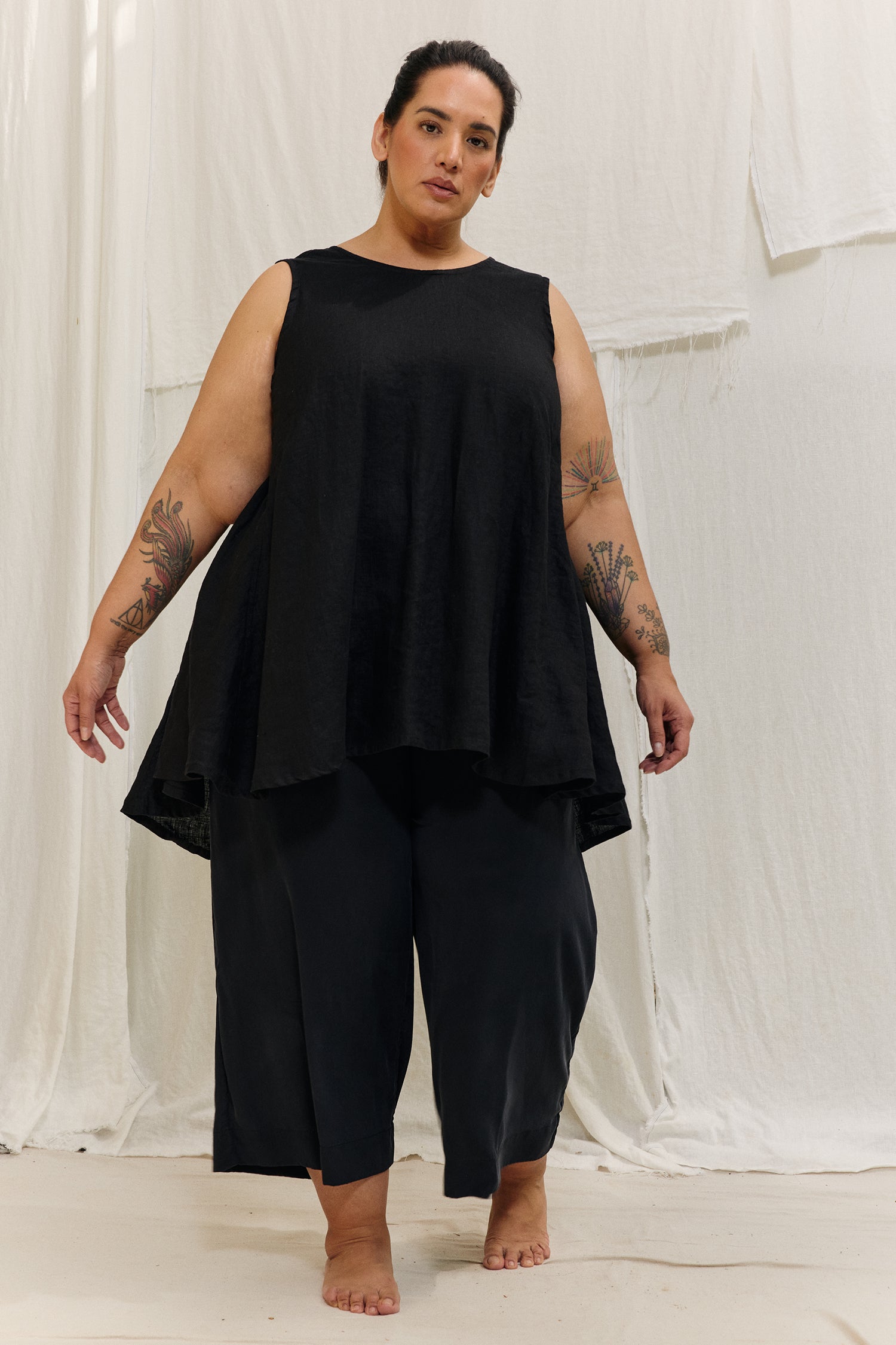 Harlow Tunic in Lightweight Linen