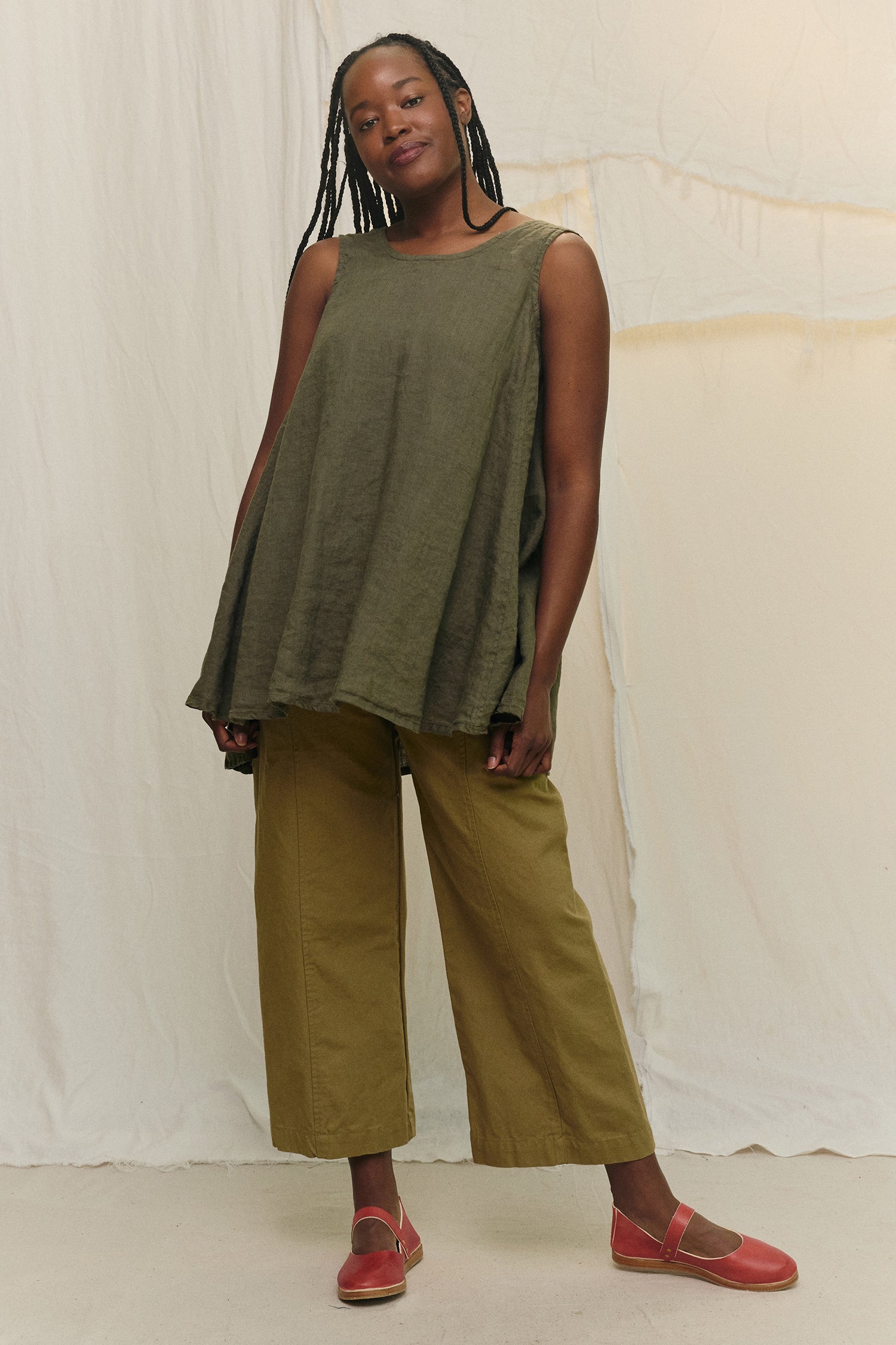 Harlow Tunic in Lightweight Linen