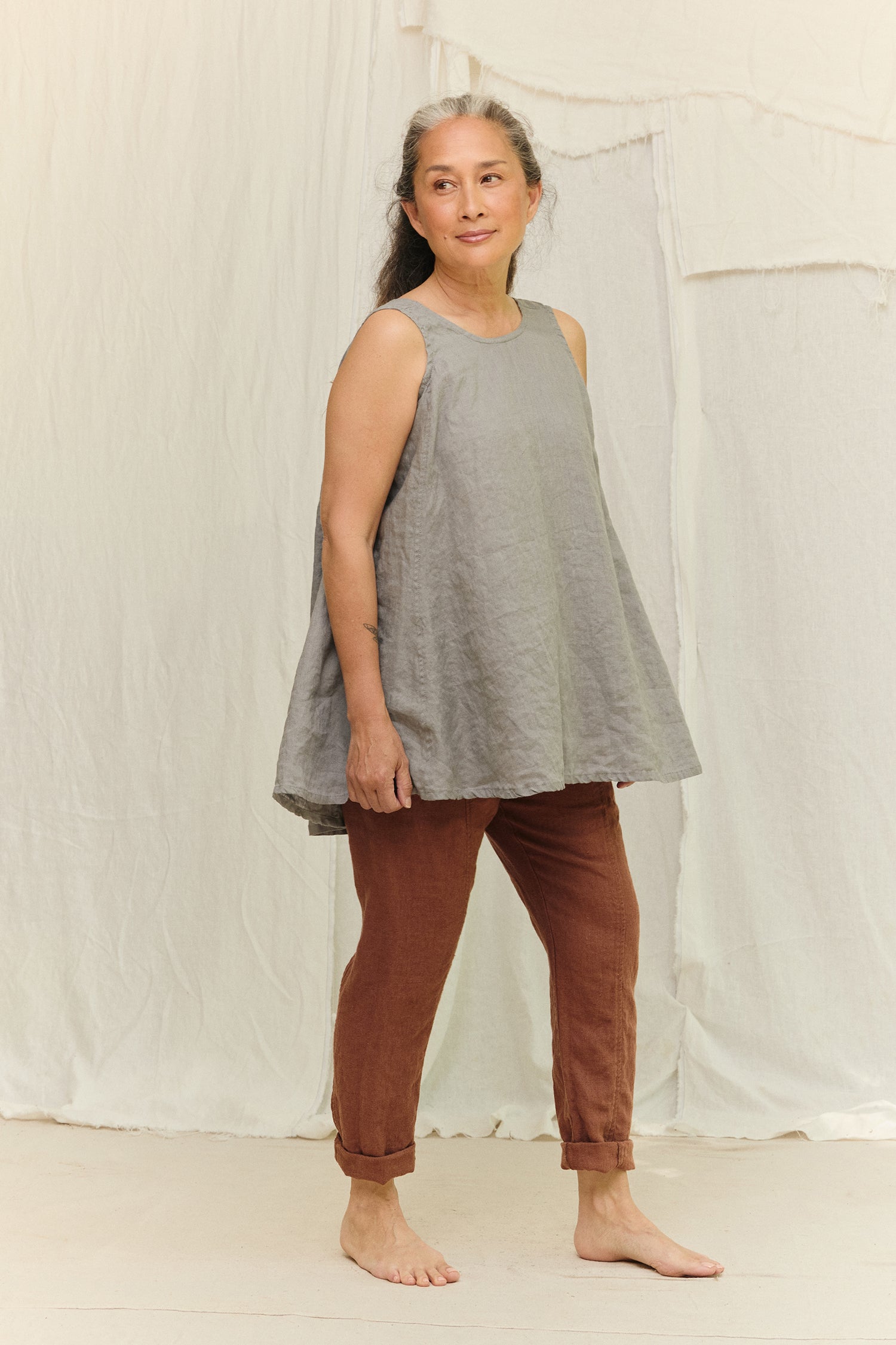 Harlow Tunic in Lightweight Linen
