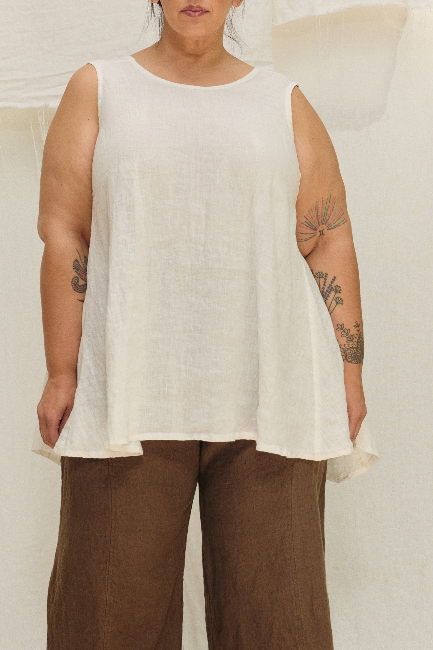 Harlow Tunic in Lightweight Linen