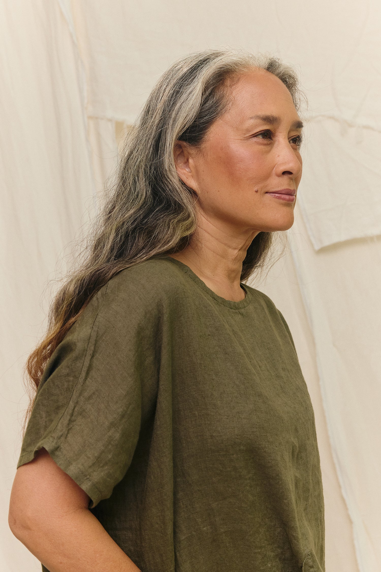Harper Tunic in Lightweight Linen