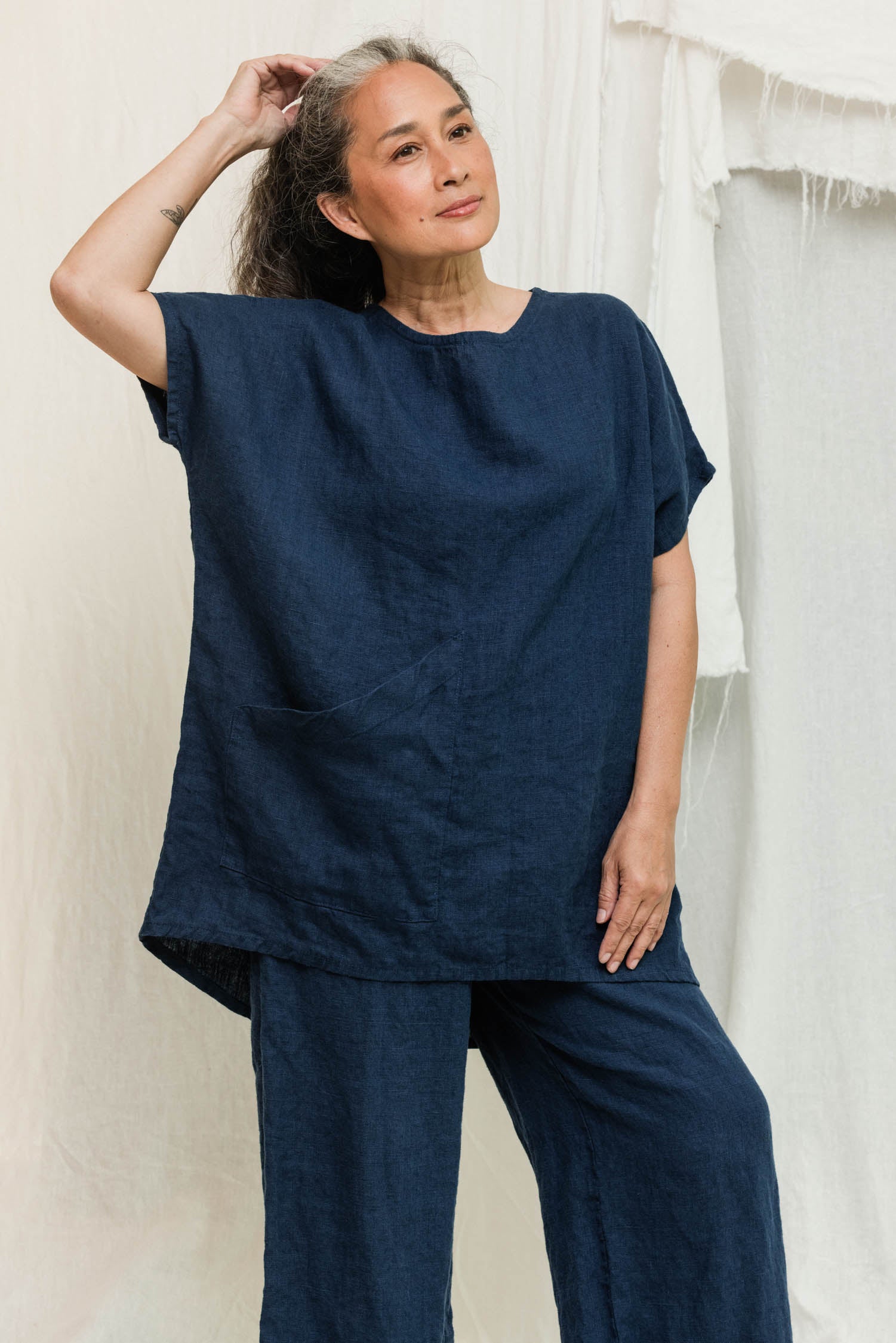 Midweight Linen | Indigo