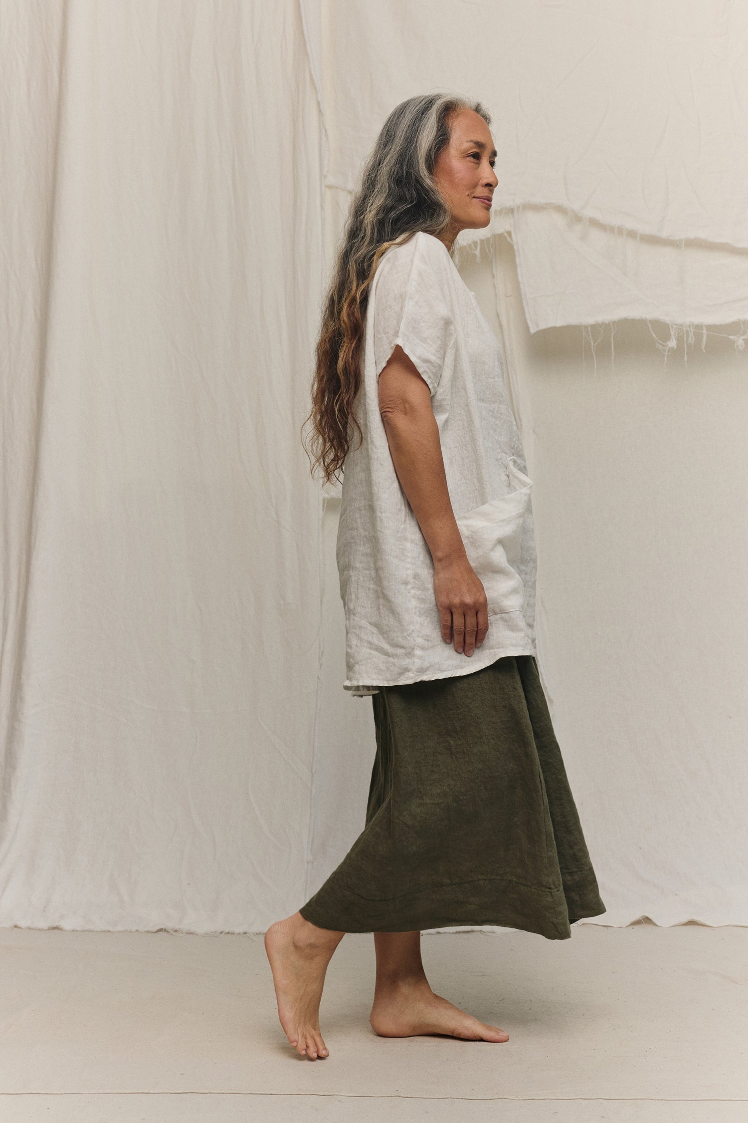 Harper Tunic in Lightweight Linen
