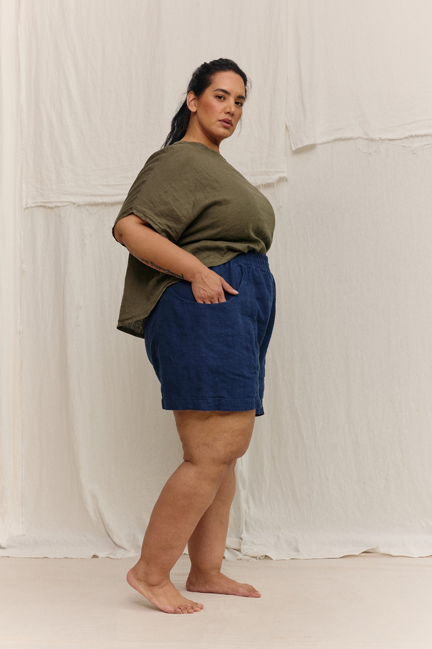 Linn Tee in Lightweight Linen